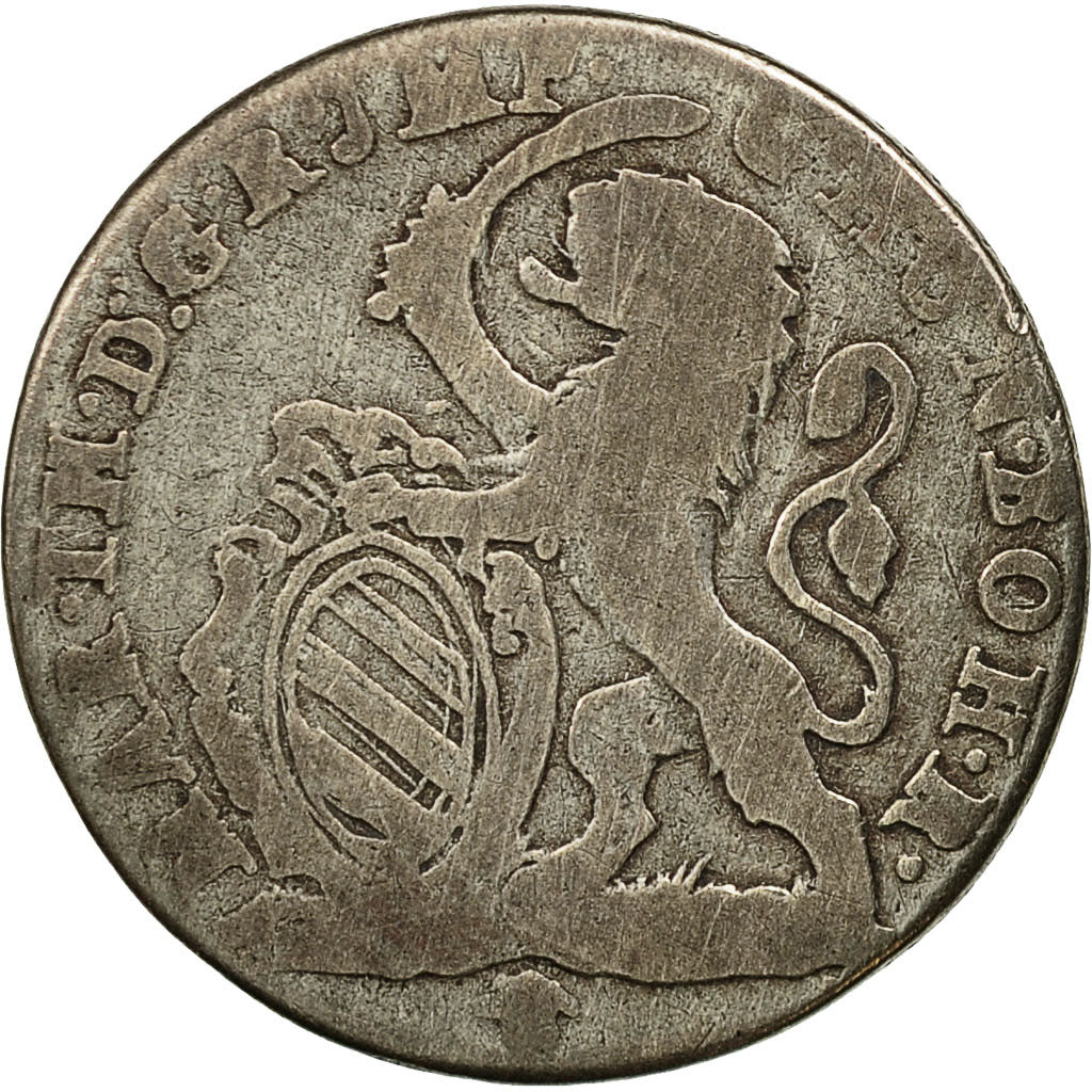 Coin, AUSTRIAN NETHERLANDS, Maria Theresa, Escalin, Schelling, 1764, Brussels