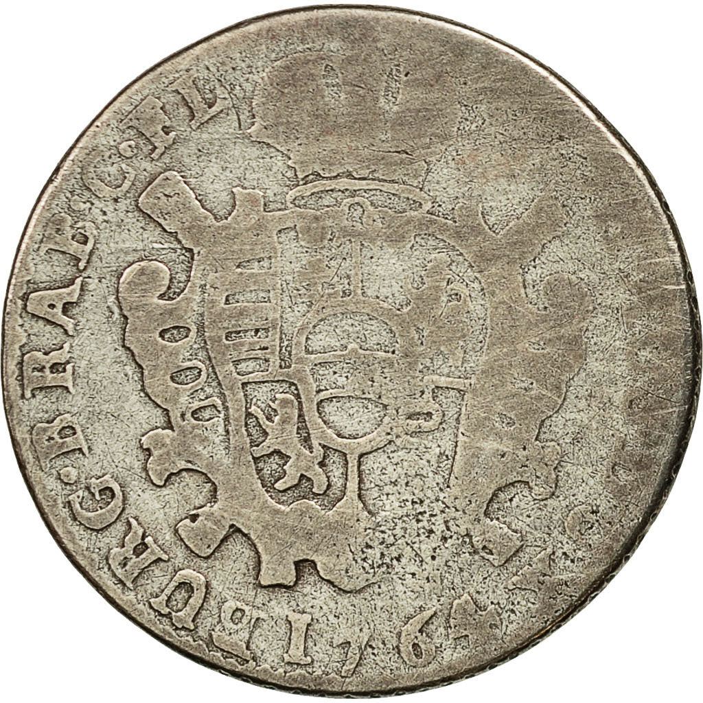 Coin, AUSTRIAN NETHERLANDS, Maria Theresa, Escalin, Schelling, 1764, Brussels