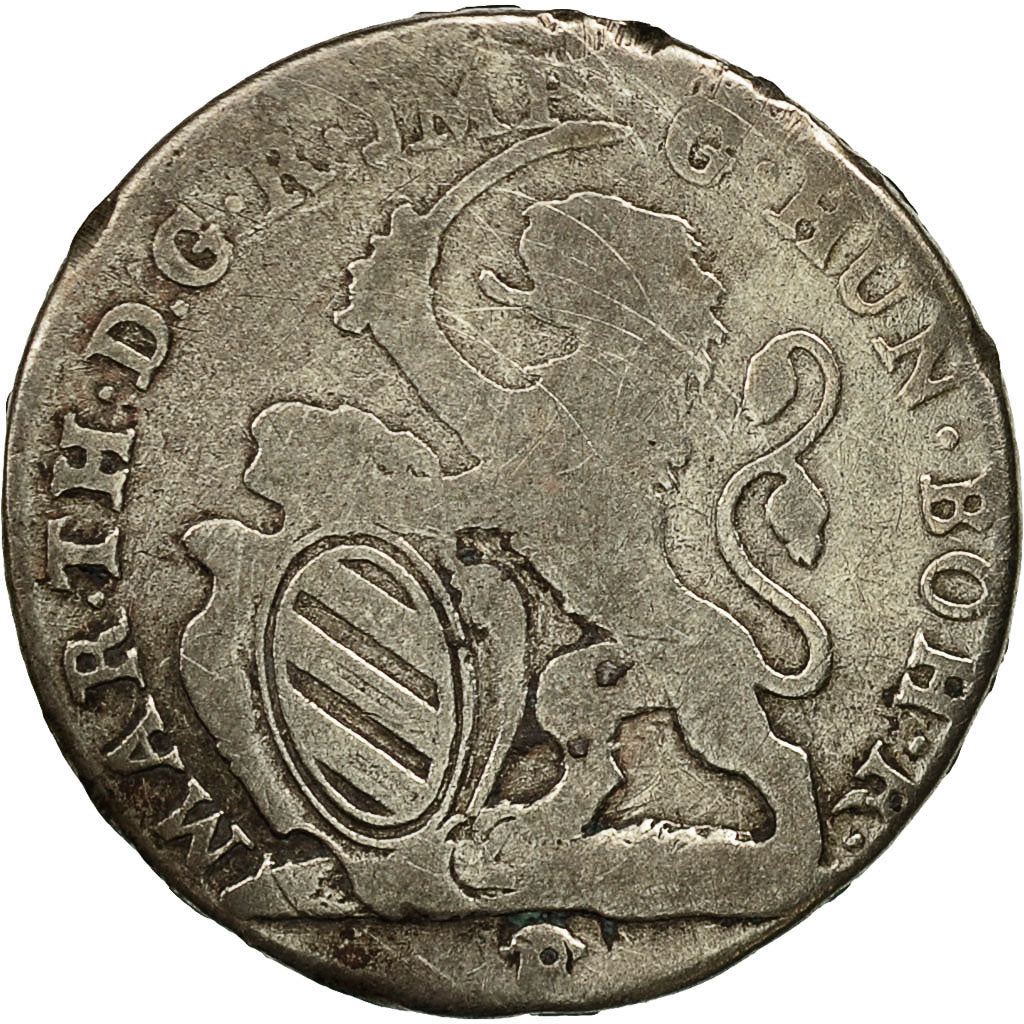 Coin, AUSTRIAN NETHERLANDS, Maria Theresa, Escalin, Schelling, 1765, Brussels