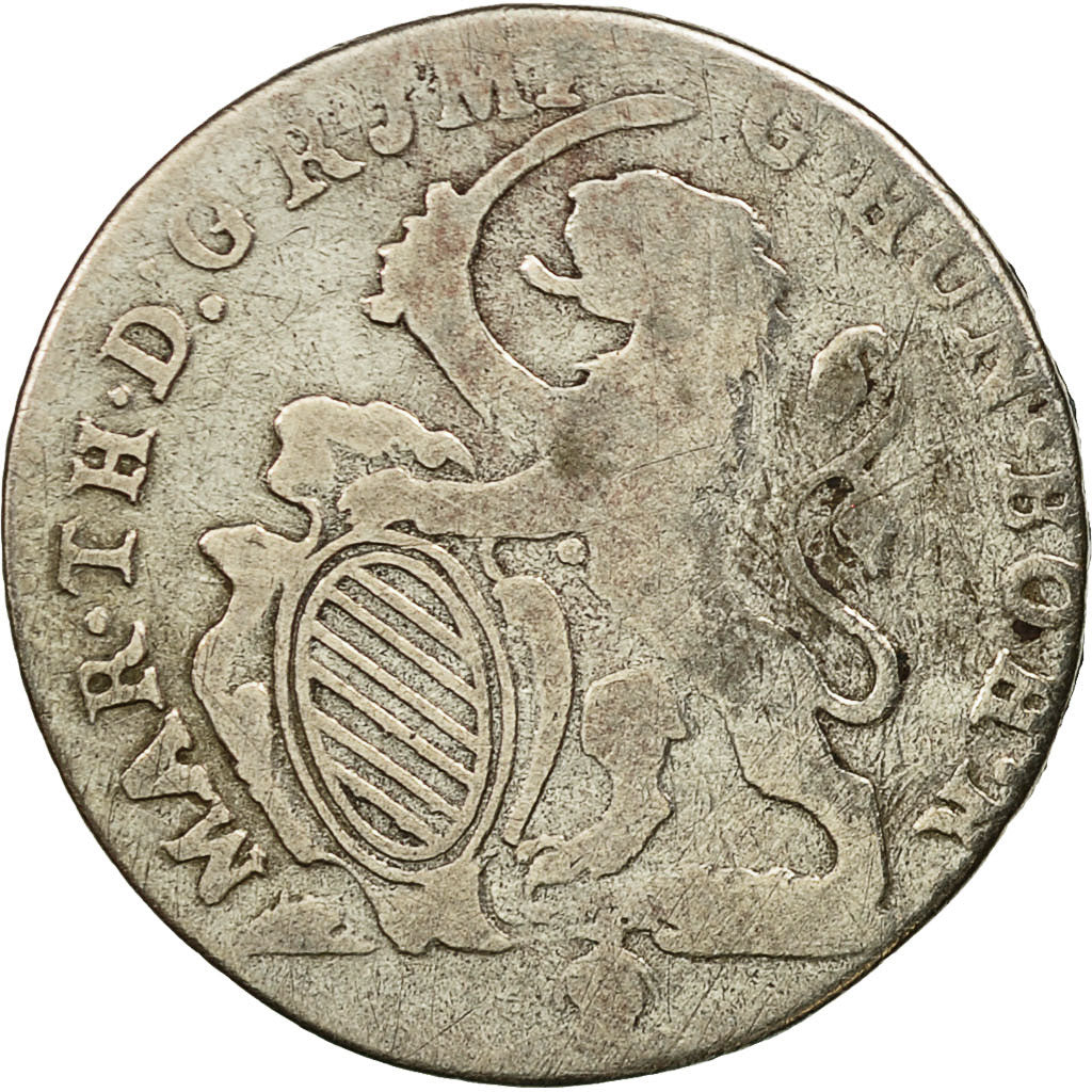 Coin, AUSTRIAN NETHERLANDS, Maria Theresa, Escalin, Schelling, 1767, Brussels