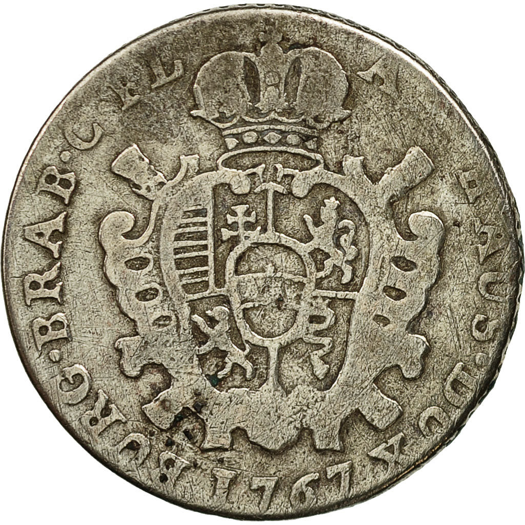 Coin, AUSTRIAN NETHERLANDS, Maria Theresa, Escalin, Schelling, 1767, Brussels