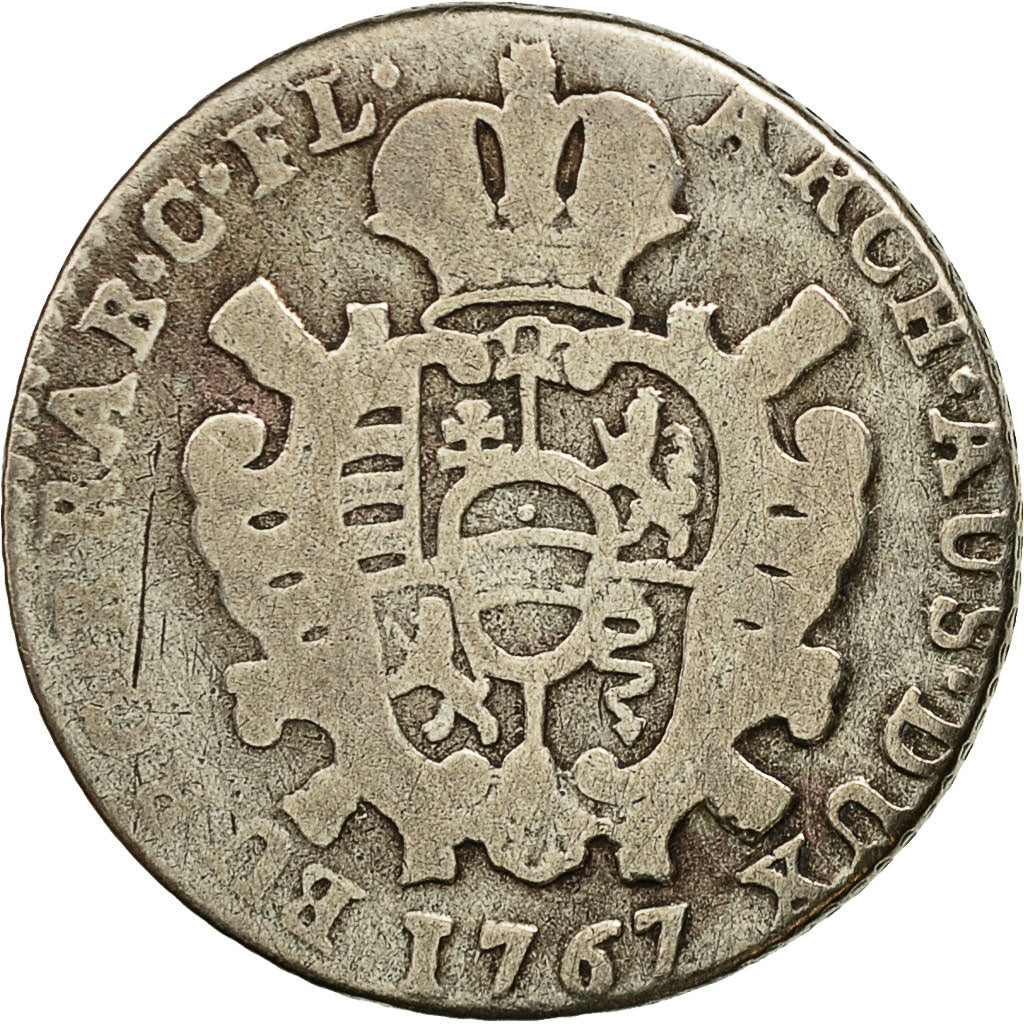 Coin, AUSTRIAN NETHERLANDS, Maria Theresa, Escalin, Schelling, 1767, Brussels