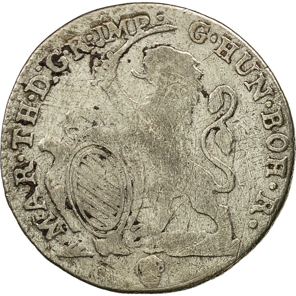 Coin, AUSTRIAN NETHERLANDS, Maria Theresa, Escalin, Schelling, 1767, Brussels