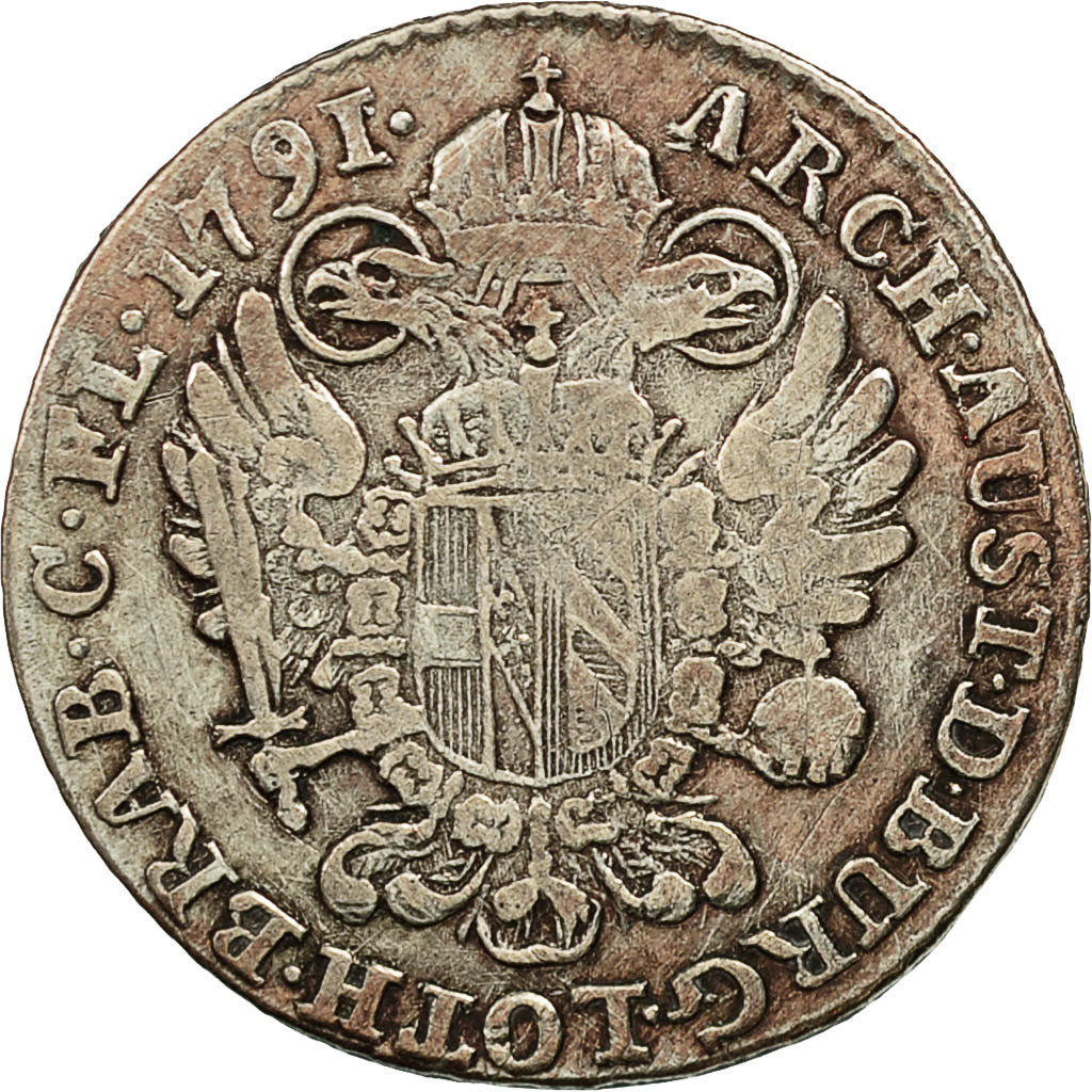 Coin, AUSTRIAN NETHERLANDS, Leopold II, 14 Liards, 14 Oorden, 1791, Brussels