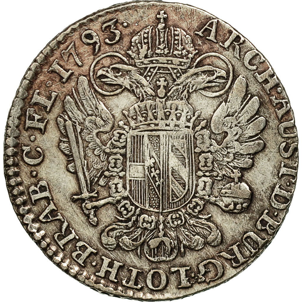 Coin, AUSTRIAN NETHERLANDS, Franz II, 14 Liards, 14 Oorden, 1793, Brussels