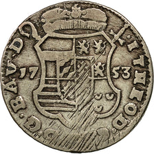 Coin, LIEGE, John Theodore, Escalin, 6 Sols, 1753, Liege, VF(20-25), Silver