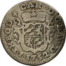 Coin, LIEGE, John Theodore, Plaquette, 1752, Liege, VF(30-35), Silver, KM:152