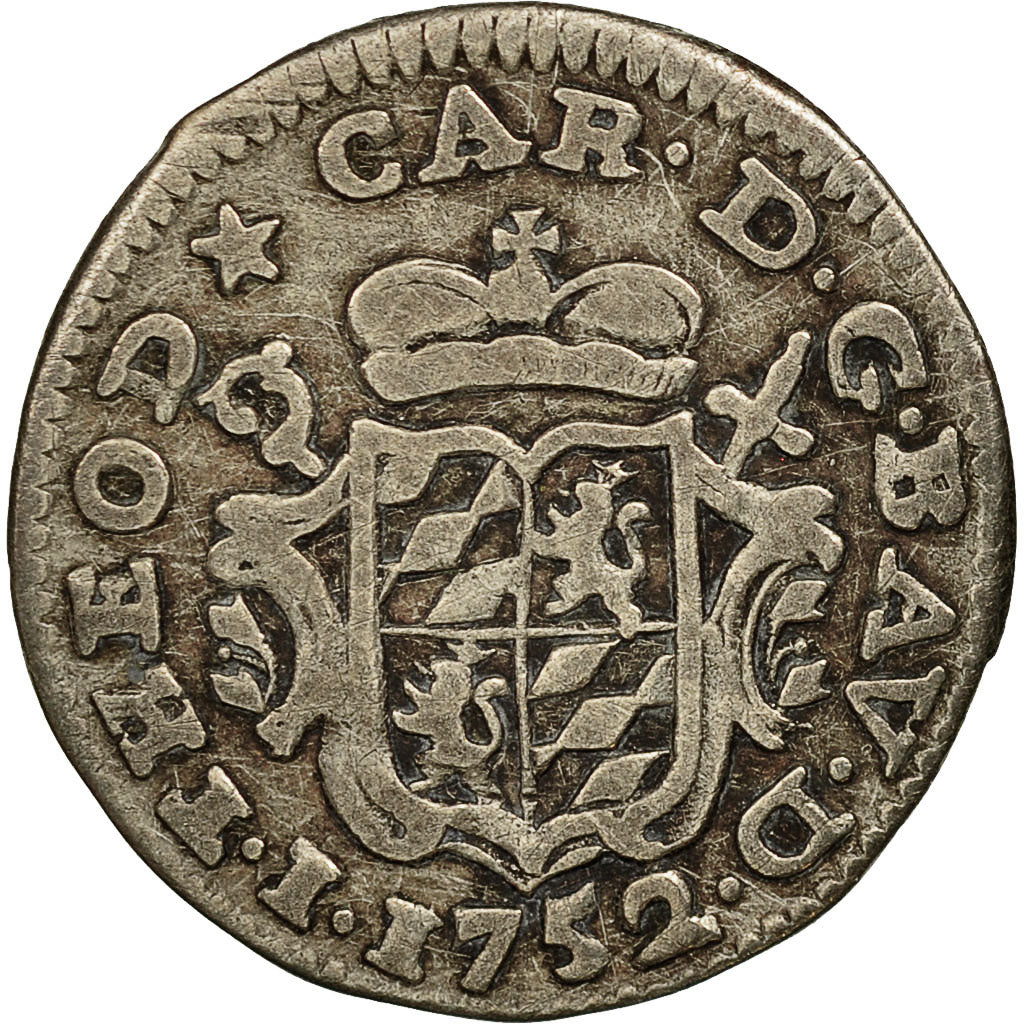 Coin, LIEGE, John Theodore, Plaquette, 1752, Liege, VF(30-35), Silver, KM:152