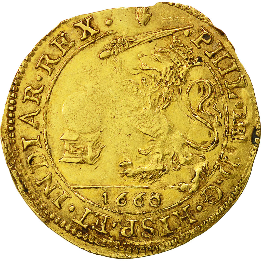 Coin, Spanish Netherlands, BRABANT, Philipp IV, Philippe IV, Souverain Ou Lion