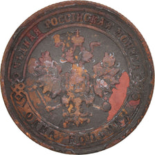 Moneda, Rusia, Nicholas II, Kopek, 1900, Saint-Petersburg, BC, Cobre, KM:9.2