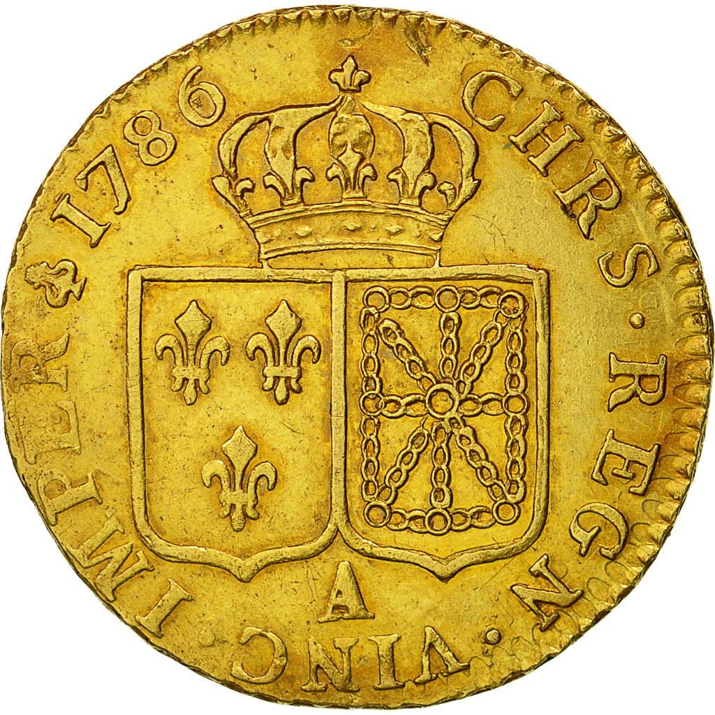 Coin, France, Louis XVI, Louis d'or à la tête nue, Louis d'Or, 1786, Paris