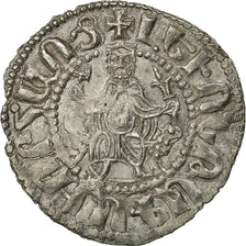 Munten, Armenië, Levon I, Tram, 1198-1219 AD, ZF, Zilver