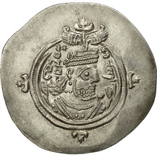 Coin, Khusrau II (590-628), Khusrau II, Drachm, 616, AU(55-58), Silver