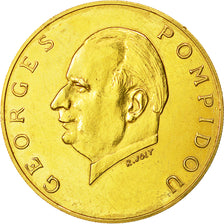 Monnaie, Gabon, Georges Pompidou, 5000 Francs, 1971, TTB, Or, KM:11