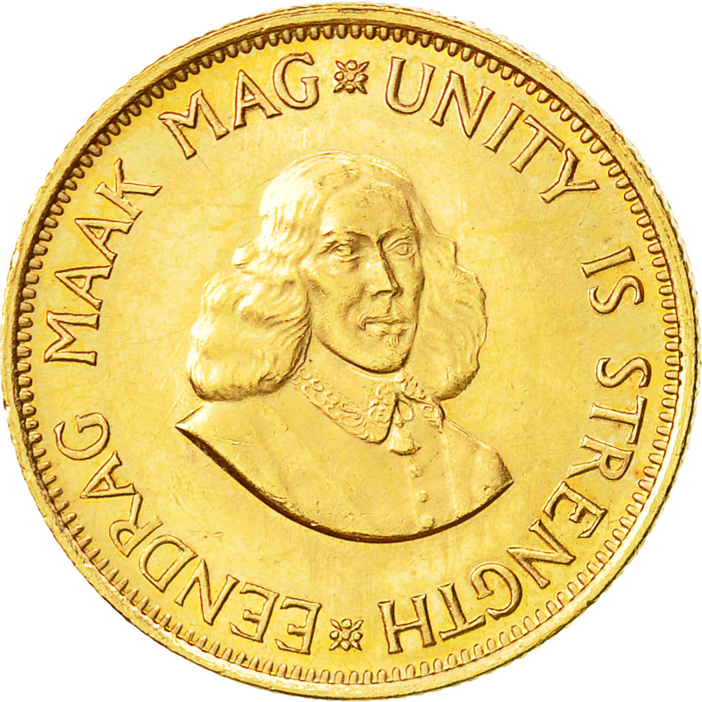Coin, South Africa, 2 Rand, 1962, AU(55-58), Gold, KM:64
