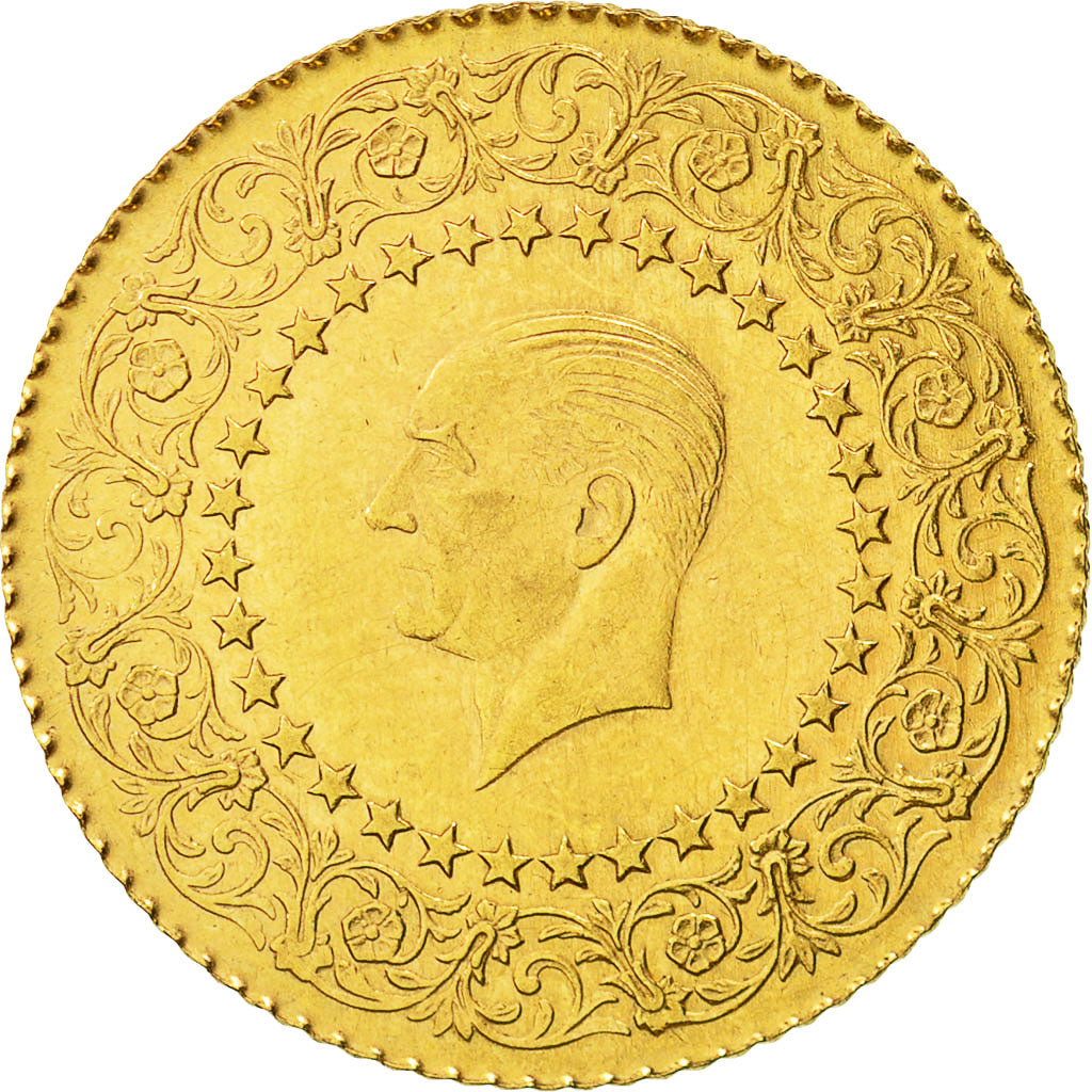 Moneta, Turchia, 50 Kurush, 1969, SPL-, Oro, KM:871