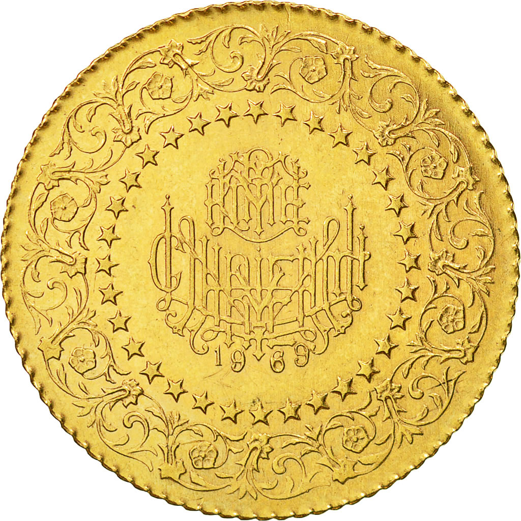 Moneta, Turchia, 50 Kurush, 1969, SPL-, Oro, KM:871