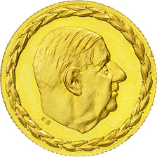 France, Medal, Charles De Gaulle, French Fifth Republic, History, 1970, MS(63)