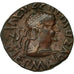 Coin, Baktrian Kingdom, Hermaios, Tetradrachm, 40-1 BC, EF(40-45), Bronze