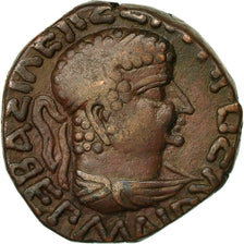 Moneta, Bactria, Hermaios, Tetradrachm, 40-1 BC, BB, Bronzo, Sear:7738