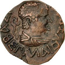 Moneta, Bactria, Hermaios, Tetradrachm, 40-1 BC, BB, Bronzo, Sear:7738