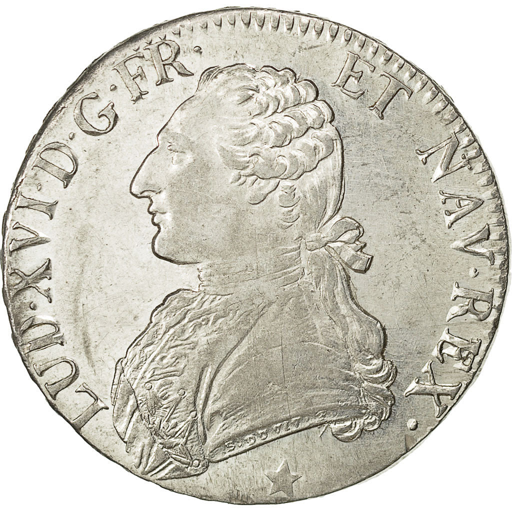 Coin, France, Louis XVI, Écu aux branches d'olivier, Ecu, 1790, Lille