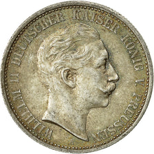 Munten, Duitse staten, PRUSSIA, Wilhelm II, 2 Mark, 1905, Berlin, PR, Zilver