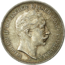 Moneta, Landy niemieckie, PRUSSIA, Wilhelm II, 2 Mark, 1905, Berlin, AU(55-58)