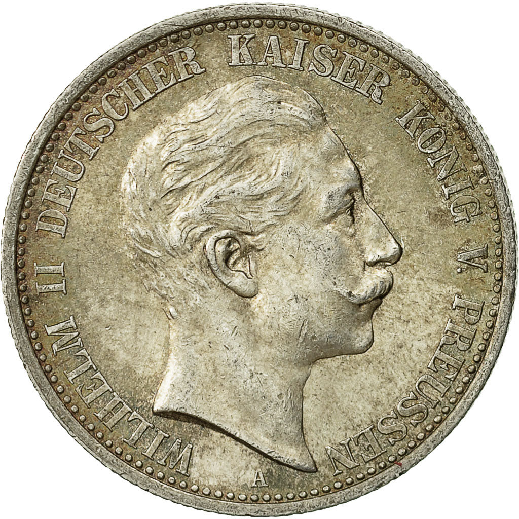 Monnaie, Etats allemands, PRUSSIA, Wilhelm II, 2 Mark, 1905, Berlin, SUP
