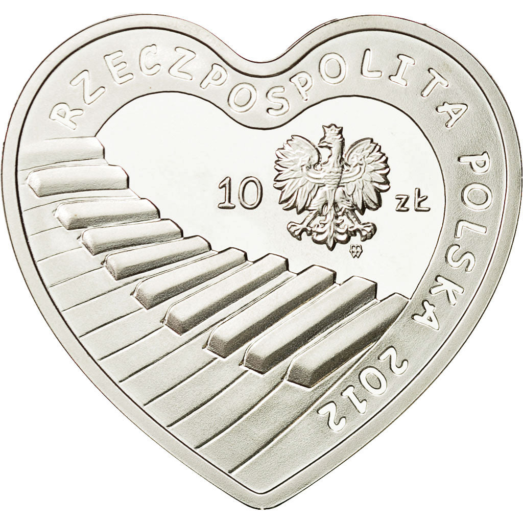 Coin, Poland, 10 Zlotych, 2012, Warsaw, MS(63), Silver, KM:810