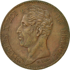 Moneta, Francia, Charles X, Visite de la Monnaie de Lille, 5 Francs, 1827