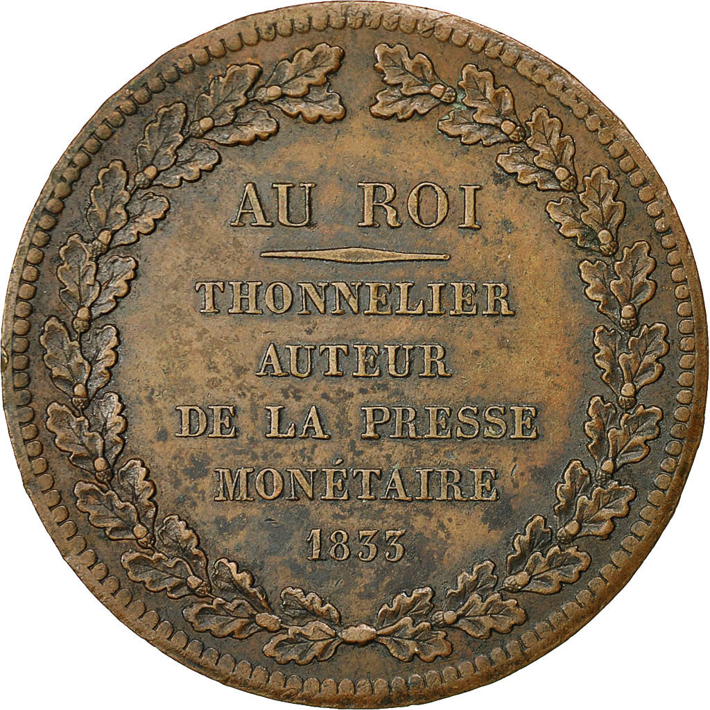 Munten, Frankrijk, Louis - Philippe, THONNELIER, 5 Francs, 1833, Paris, ZF+