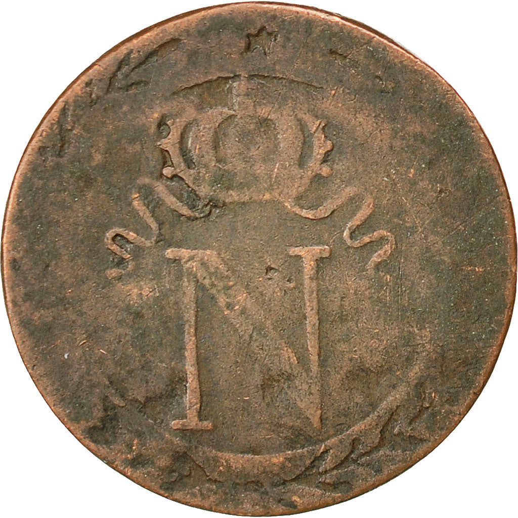 Monnaie, France, Napoléon I, 10 Centimes, 1809, Toulouse, B+, Billon, KM:676.6
