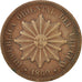 Uruguay, 2 Centesimos, 1869, Uruguay Mint, Birmingham, BB, Bronzo, KM:12
