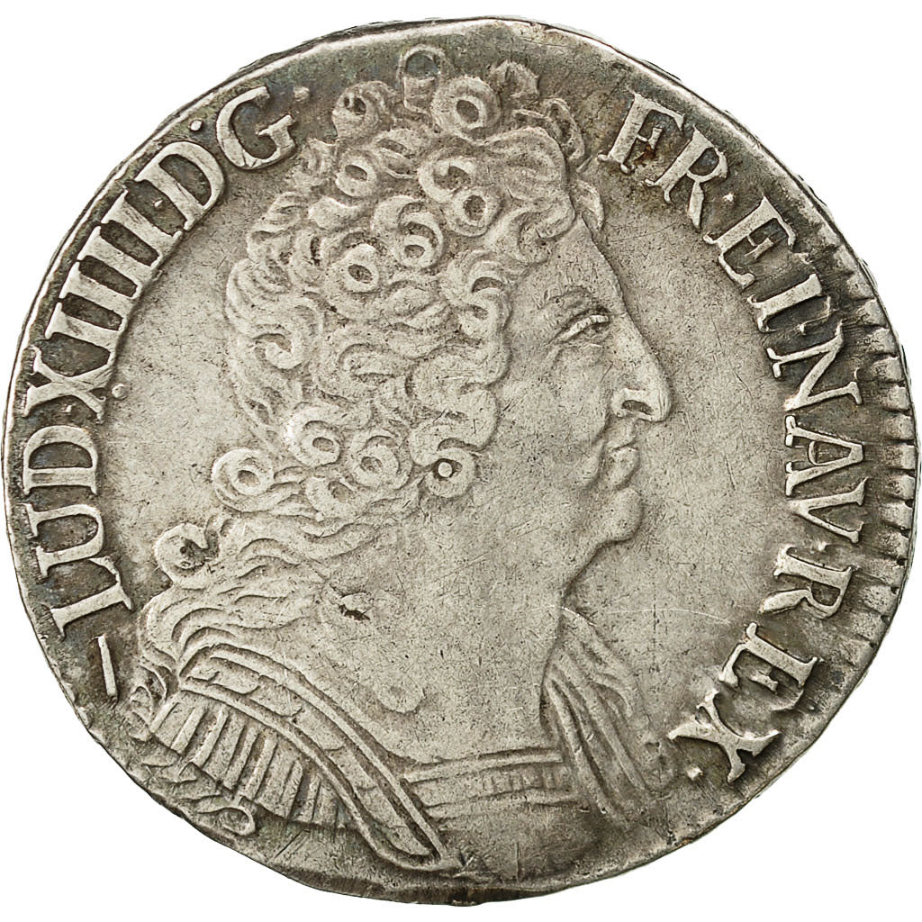 Coin, France, Louis XIV, 1/2 Écu aux 3 couronnes, 1/2 ECU, 36 Sols = 6 Deniers