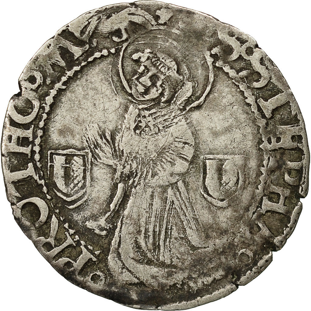 Coin, France, Gros, Metz, VF(20-25), Silver, Boudeau:1659
