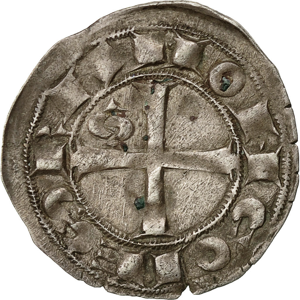 Coin, France, Denarius, Toulouse, AU(50-53), Billon