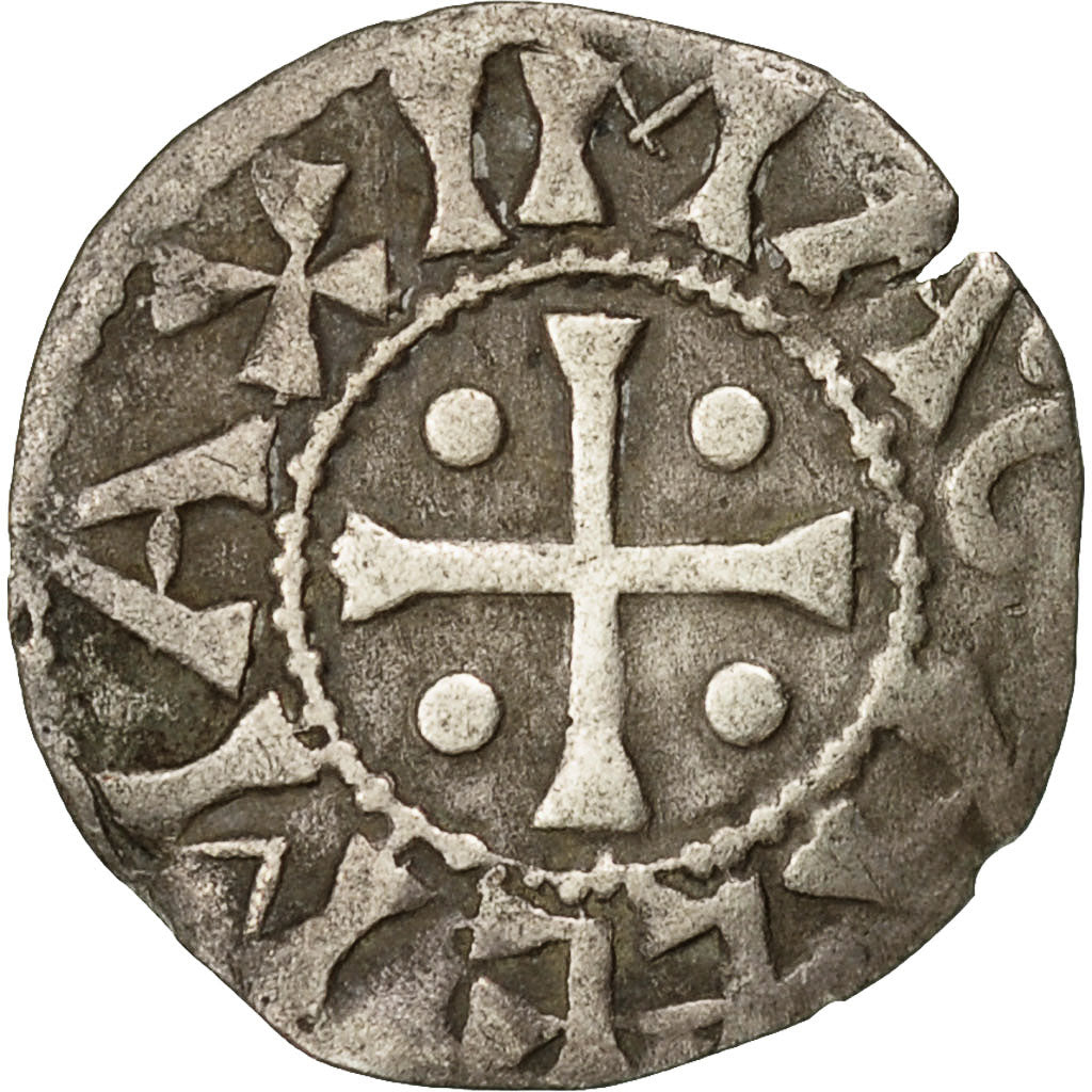 Coin, France, Dauphiné, Anonymous, Archevêché de Vienne, Denarius, Vienne