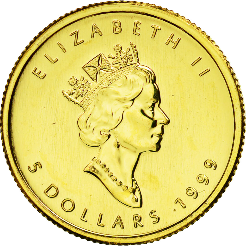Coin, Canada, Elizabeth II, 5 Dollars, 1999, Royal Canadian Mint, Ottawa