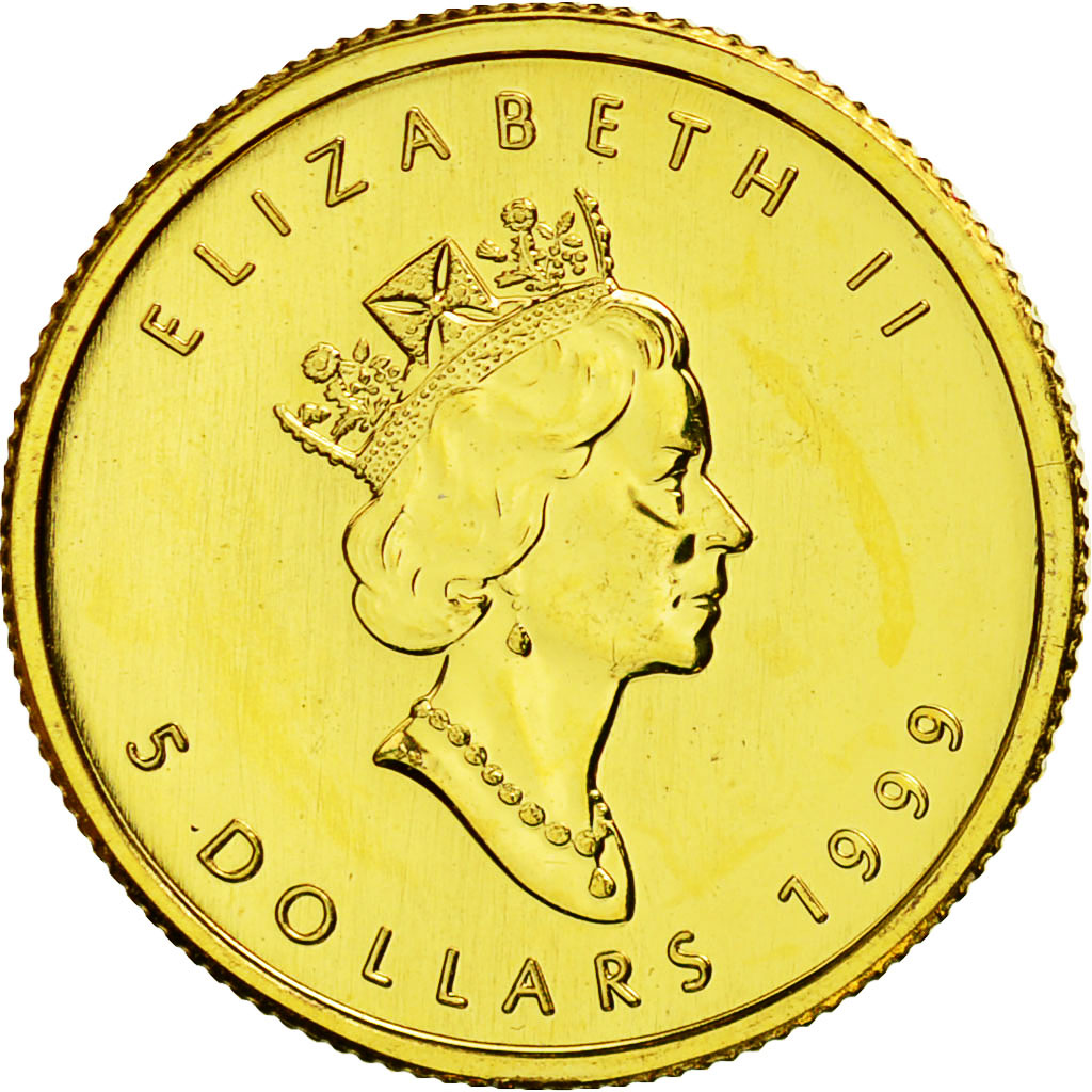Coin, Canada, Elizabeth II, 5 Dollars, 1999, Royal Canadian Mint, Ottawa