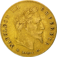 Moneta, Francia, Napoleon III, Napoléon III, 5 Francs, 1863, Strasbourg, BB