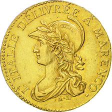 Monnaie, États italiens, PIEDMONT REPUBLIC, 20 Francs, 1800, Marengo, SUP, Or