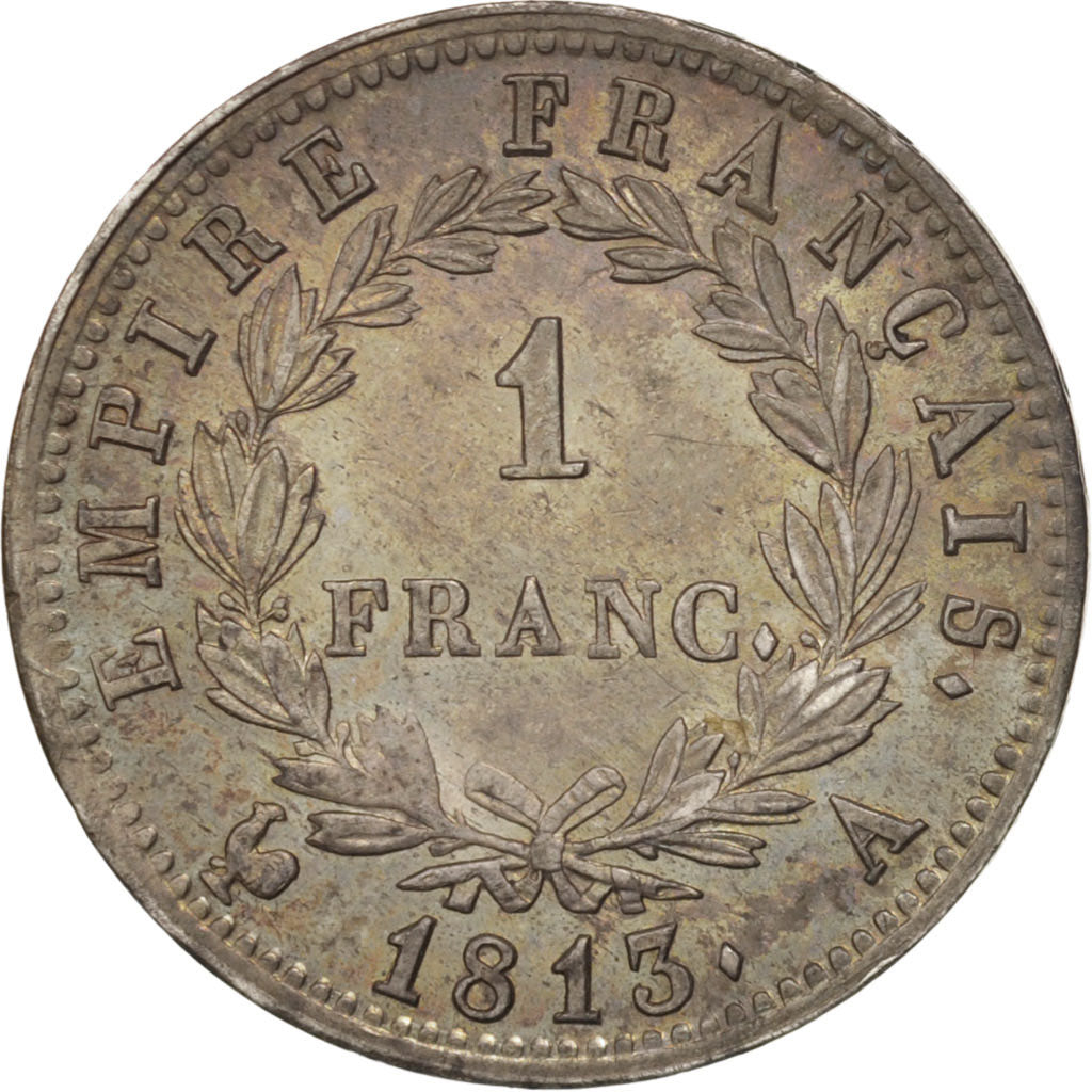 Monnaie, France, Napoléon I, Franc, 1813, Paris, SUP, Argent, KM:692.1