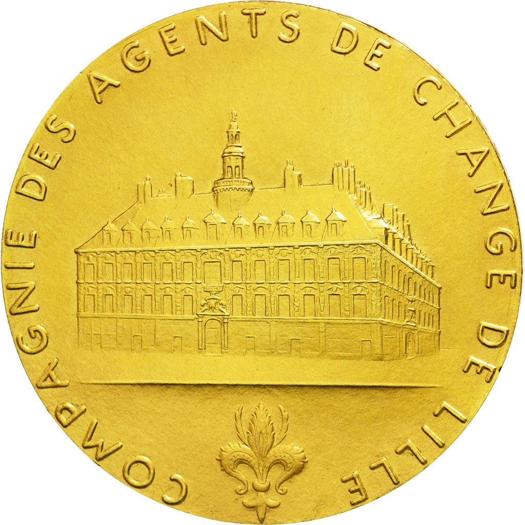 Frankreich, Medaille, Compagnie des Agents de Change de Lille, Politics