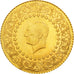 Coin, Turkey, 250 Kurush, 1967, MS(60-62), Gold, KM:873