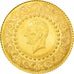 Coin, Turkey, 250 Kurush, 1967, AU(55-58), Gold, KM:873
