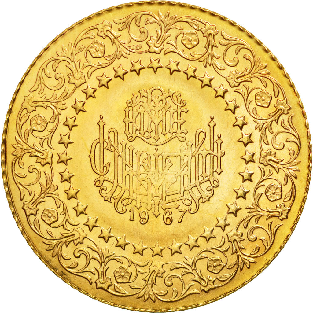 Moneta, Turchia, 250 Kurush, 1967, SPL-, Oro, KM:873