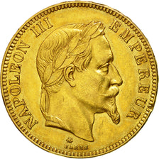 Coin, France, Napoleon III, Napoléon III, 100 Francs, 1869, Paris, EF(40-45)