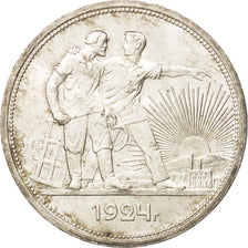 Coin, Russia, Rouble, 1924, MS(63), Silver, KM:90.1