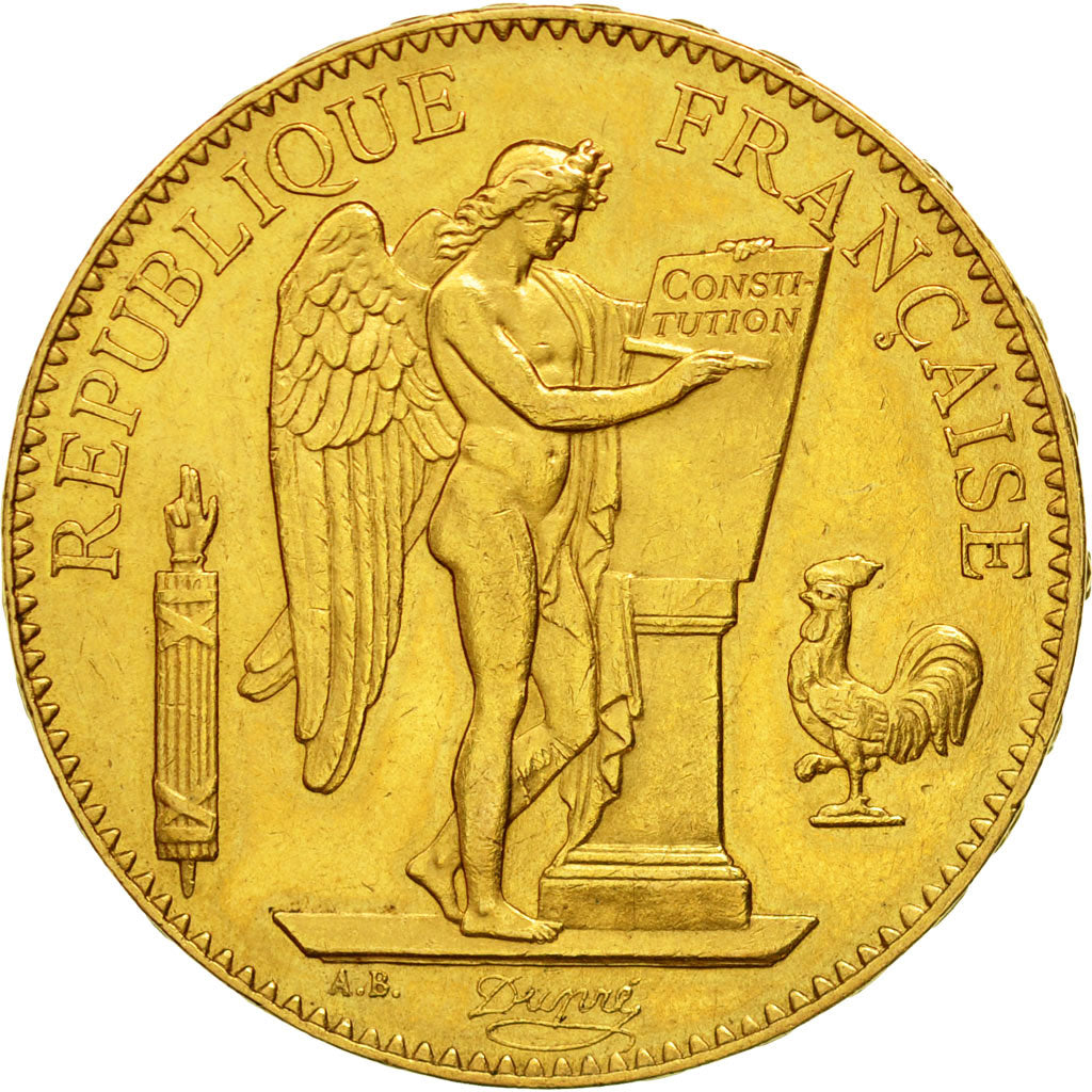 Moneda, Francia, Génie, 100 Francs, 1881, Paris, EBC, Oro, KM:832, Gadoury:1137